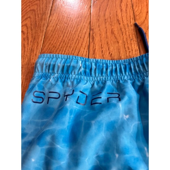 Boys Spyder Swim trunks lined beach Shorts for Kids size youth XL 18 in good - Picture 2 of 10